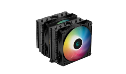 Deepcool CPU Cooler AG620 BK ARGB Black Intel Dual Fan 120mm PWM / 260W TDP 157mm Height AM4/AM5/1851/1700
