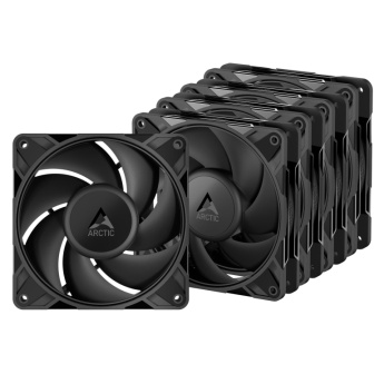 ARCTIC P12 PRO PST - Number of case fans 5 - 120 mm - black - 120x120x25mm