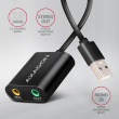 AXAGON AXAGON ADA-12, USB 2.0 external sound card 16b