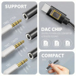 AXAGON ADA-HC External USB-C Sound Card 32bit DAC 3.5mm (F) connector, 384kHz