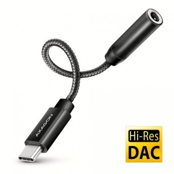 AXAGON ADA-HC External USB-C Sound Card 32bit DAC 3.5mm (F) connector, 384kHz
