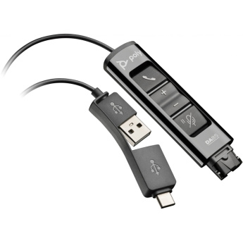 HP Poly DA85 Wideband QD auf USB-Adapter (USB-A & USB-C)
