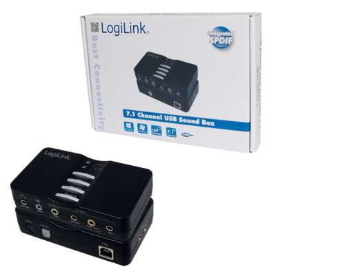 LogiLink USB Sound Box Dolby 7.1 8-Channel 7.1 channels