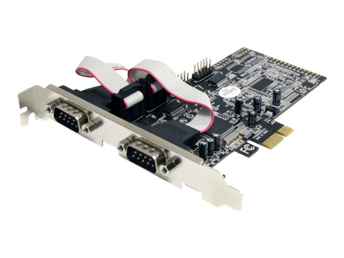 StarTech.com 4 Port Native PCI Express RS232 Serial Adapter Card with 16550 UART