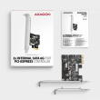 AXAGON PCES-SJ2 PCIe 2x SATA int. controller JMB582