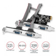 AXAGON AXAGON PCEA-S4N, PCIe controller 4x RS232