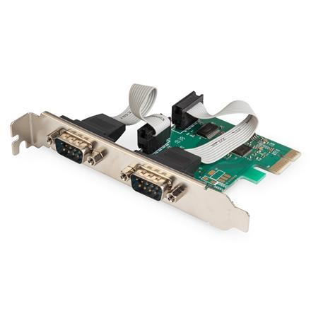 Digitus | 2-Port Serial Interface Card, PCIe | DS-30000-1 | PCIe DS-30000-1