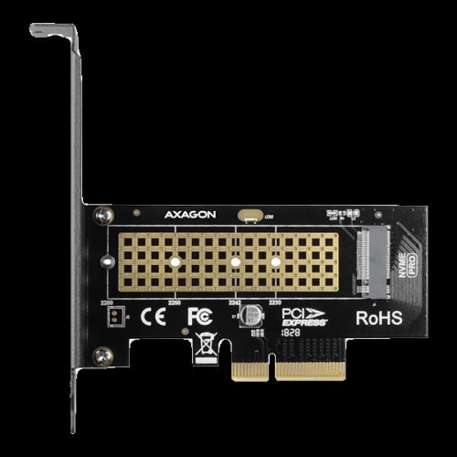 AXAGON PCEM2-N - Storage controller - M.2 - M.2 NVMe Card - low profile - PCIe 3.0 x4 