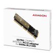 AXAGON PCEM2-1U adapter PCI-E 3.0 16x - M.2 LP 2230-2280 support