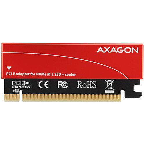 AXAGON PCEM2-S - Interface adapter - M.2 - M.2 NVMe Card - PCIe 3.0 x16 