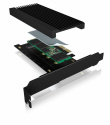 IcyBox ICY BOX IB-PCI208-HS PCI card to M.2 SSD NVM