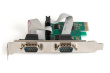 Digitus PCI Express RS232 Serial Port Expansion Card/Controller, 2xDB9, Chipset: ASIX99100