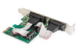 Digitus PCI Express RS232 Serial Port Expansion Card/Controller, 2xDB9, Chipset: ASIX99100