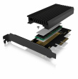IcyBox IB-PCI214M2-HSL PCIe Card for M.2 SSD
