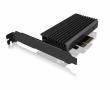 IcyBox IB-PCI214M2-HSL PCIe Card for M.2 SSD