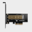 AXAGON PCEM2-N PCI-E 3.0 4x - M.2 SSD NVMe, up to 80mm SSD