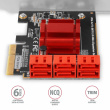 AXAGON PCIe Controller 6x internal SATA 6G port + LP PCES-SA6
