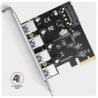 AXAGON PCEU-430RS PCIe controller, 4x USB UASP port
