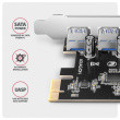 AXAGON PCEU-430RS PCIe controller, 4x USB UASP port