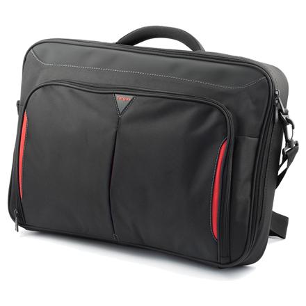 Targus | Clamshell laptop bag | CN418EU | Briefcase | Black/Red | 17-18 
