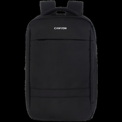 CANYON BPL-5, Laptop Seljakott for 15.6 inch, Product spec/size(mm): 440MM x300MM x 170MM, Black, EXTERIOR materials:100% Polyester, Inner materials:100% Polyester, max weight (KGS): 12kgs