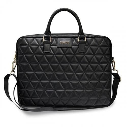 GUESS Notebook bag 16 inches Quilted GUCB15QLKB black