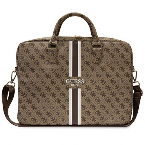 GUESS Notebook bag 16 inches 4G Printed GUCB15P4RPSW brown