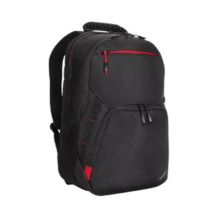 Lenovo | Essential | ThinkPad Essential Plus 15.6-inch Backpack (Sustainable & Eco-friendly, made with recycled PET: Total 28% Exterior: 60%) | Backpack | Black | 15.6 