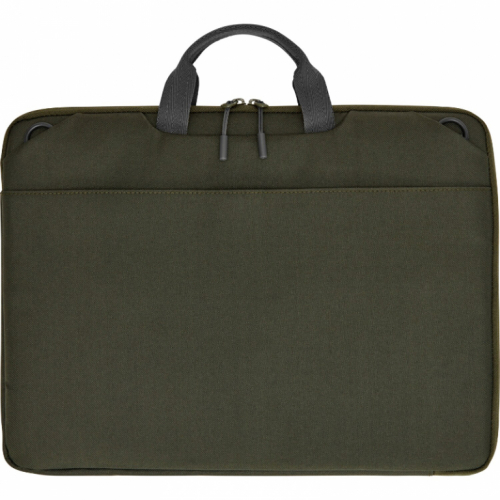 HP Modular 14 Sleeve/Top Load with Handles/shoulder strap included, Water Resistant - Dark Olive Green