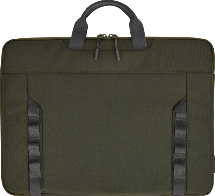 HP Modular 14 Sleeve/Top Load with Handles/shoulder strap included, Water Resistant - Dark Olive Green