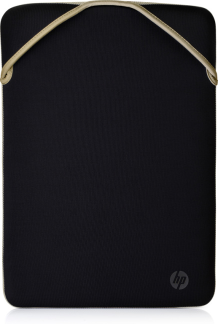HP 15.6 Reversible Sleeve - Black, Gold