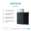 HP 15.6 Reversible Sleeve - Black, Silver