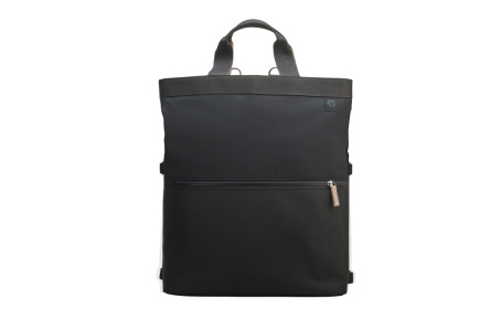 HP 14 Seljakott Tote - 18 Liter Capacity, 4-way Convertible (Seljakott/tote/bag/handbag w/shoulder strap included), RFID Pocket, Extra Durable - Black, Beige