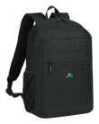 Rivacase Gremio Backpack City Backpack Black Polyester, Recycled polyethylene terephthalate (rPET)