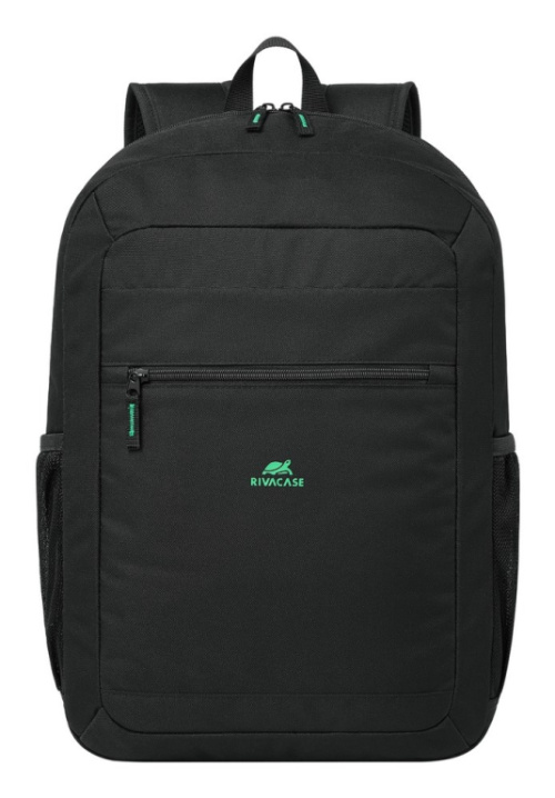 Rivacase Gremio Backpack City Backpack Black Polyester, Recycled polyethylene terephthalate (rPET)