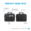 HP Business 17.3 Slim Top Load, RFID & Bluetooth tracker Pocket, Cable pass-through, Sanitizable - Must