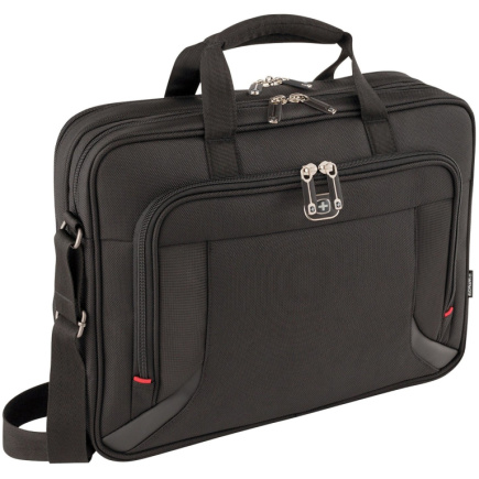 WENGER Prospectus Notebook Tasche fuer 35,8 bis 39,6cm 14,1 bis 15,6Zoll Toploader Tablet Laptop schwarz