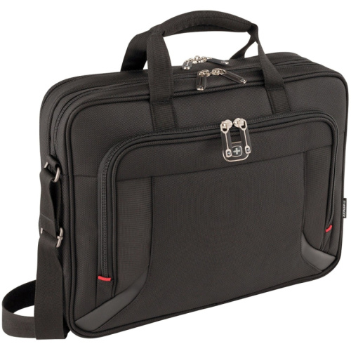 WENGER Prospectus Notebook Tasche fuer 35,8 bis 39,6cm 14,1 bis 15,6Zoll Toploader Tablet Laptop schwarz