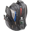 WENGER Pillar Notebook Rucksack fuer 35,8 bis 39,6cm 14,1 bis 15,6Zoll Tablet, Laptop schwarz grau