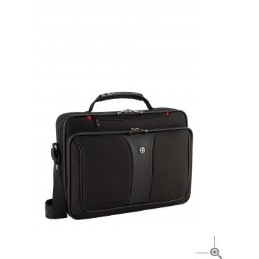 WENGER Legacy Notebook Tasche Slim fuer 35.8 bis 39.6cm 14.1 bis 15.6Zoll Tablet Laptop schwarz