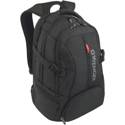 WENGER Transit Notebook Rucksack fuer 35,8 bis 39,6cm 14,1 bis 15,6Zoll Tablet, Laptop schwarz