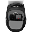 WENGER Sidebar Notebook Rucksack fuer 35,8 bis 39,6cm 14,1 bis 15,6Zoll Tablet Laptop 2 seitliche Taschen schwarz