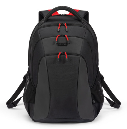 DICOTA D32119-RPET Backpack Casual Backpack Black, Red Polyester, Recycled polyethylene terephthalate (rPET)