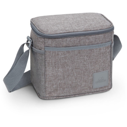 RIVACASE Khltasche Cooler bag Kunstfaser grau 4260403573501