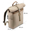 Hama Backpack for laptop 16.2 inches silvan beige