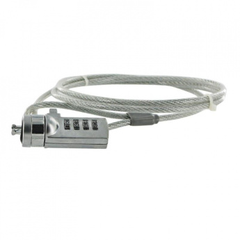 4World Notebook security cable with a cipher