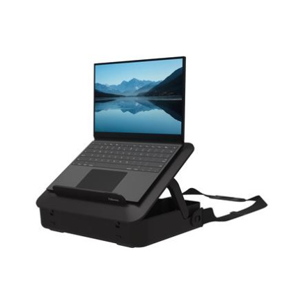 Fellowes | Breyta 2in1 Laptop Carry Case/Laptop Riser | Black | 384 x 308 x 89 mm
