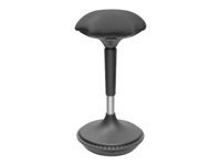 DIGITUS Standing Stool height-adjustable black