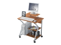 TECHLY Compact Computer Desk 700x500 Beech