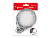 GEMBIRD LK-CL-01 Gembird Cable lock for notebooks (4-digit combination), 1.8m